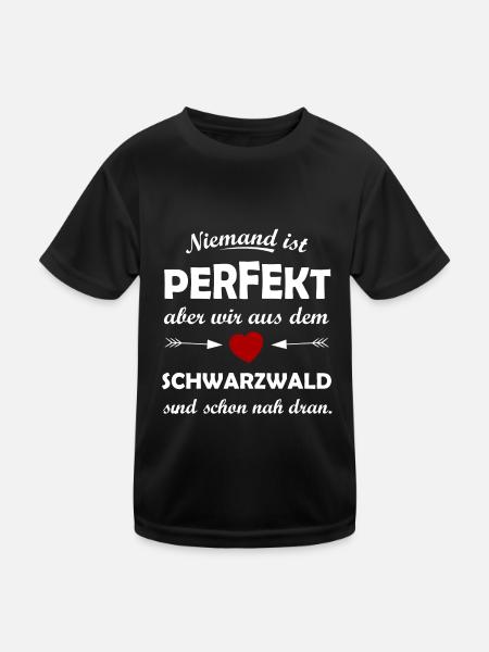 The Black Forest Boys - Kids Functional T-Shirt - black - Front