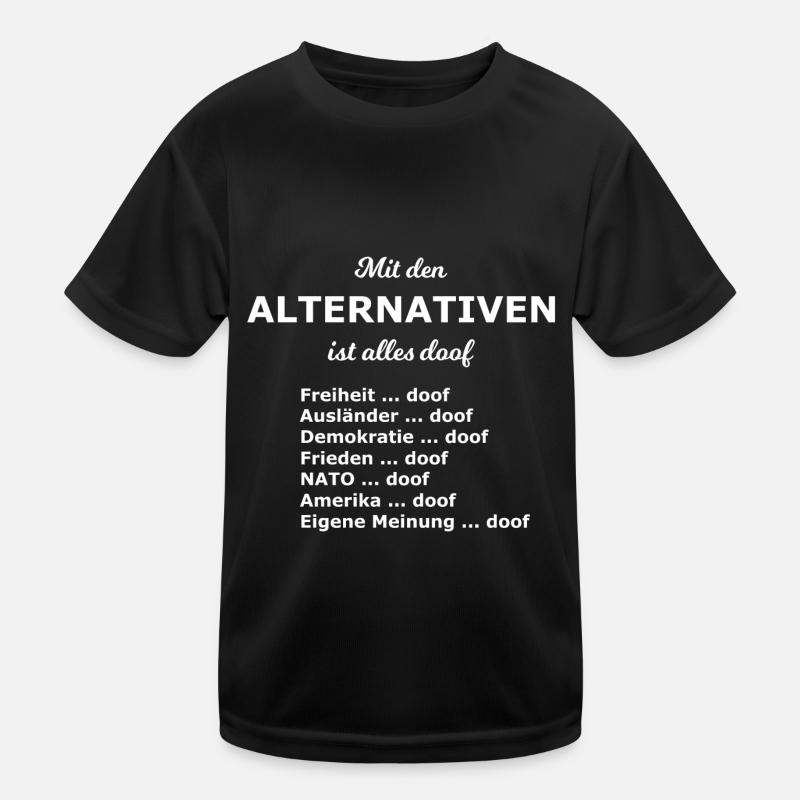 Die politische Alternative Kinder Funktions-T-Shirt