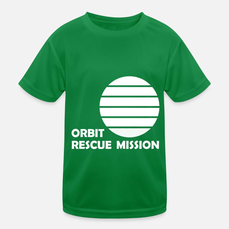 Mars and Space Discovery Kids Functional T-Shirt