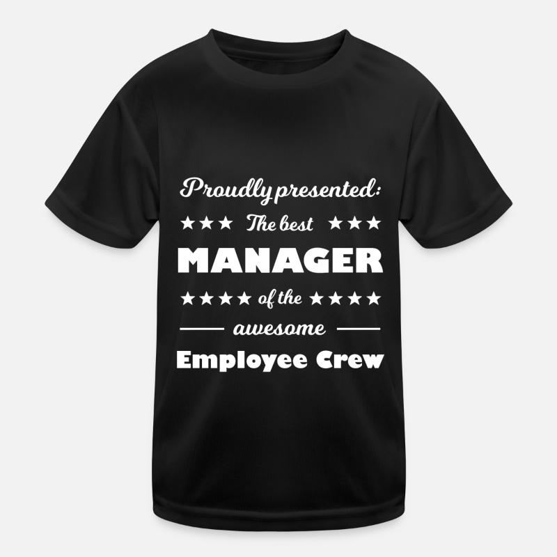 Der Chef im Team Kinder Funktions-T-Shirt