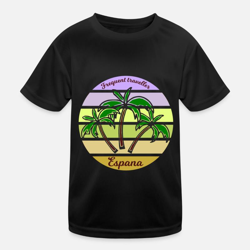 Urlaub in Spanien Kinder Funktions-T-Shirt