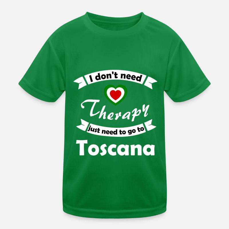 Holidays in Tuscany Kids Functional T-Shirt