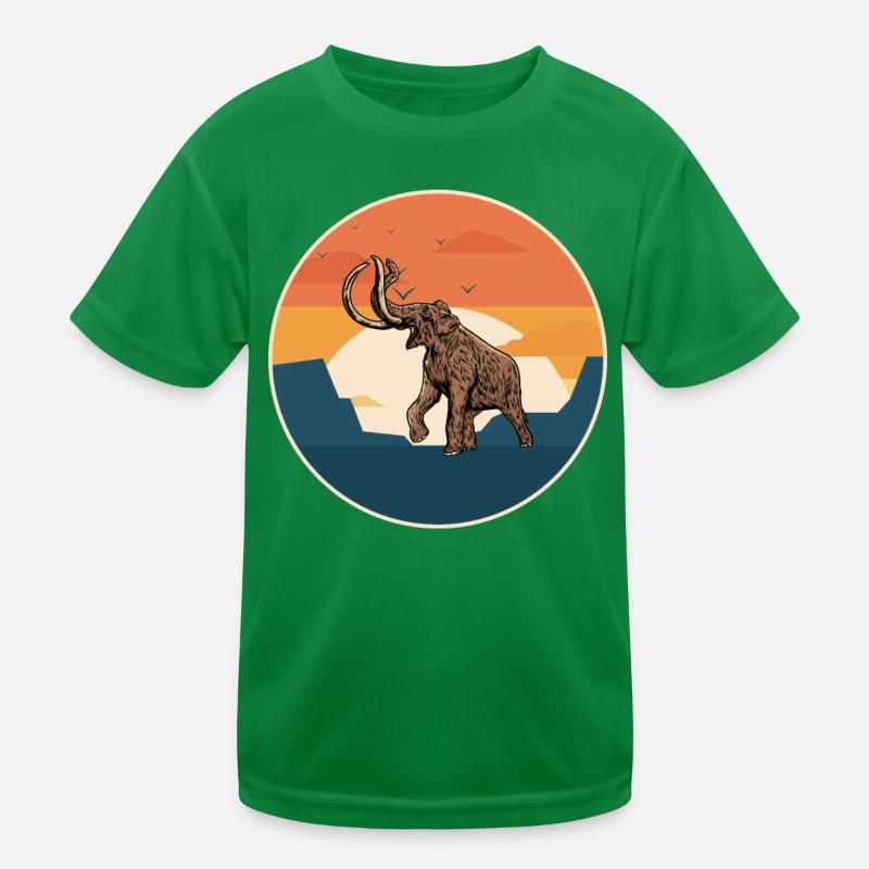 Mammoth I Ice Age I Elephant I Gift Kids Functional T-Shirt