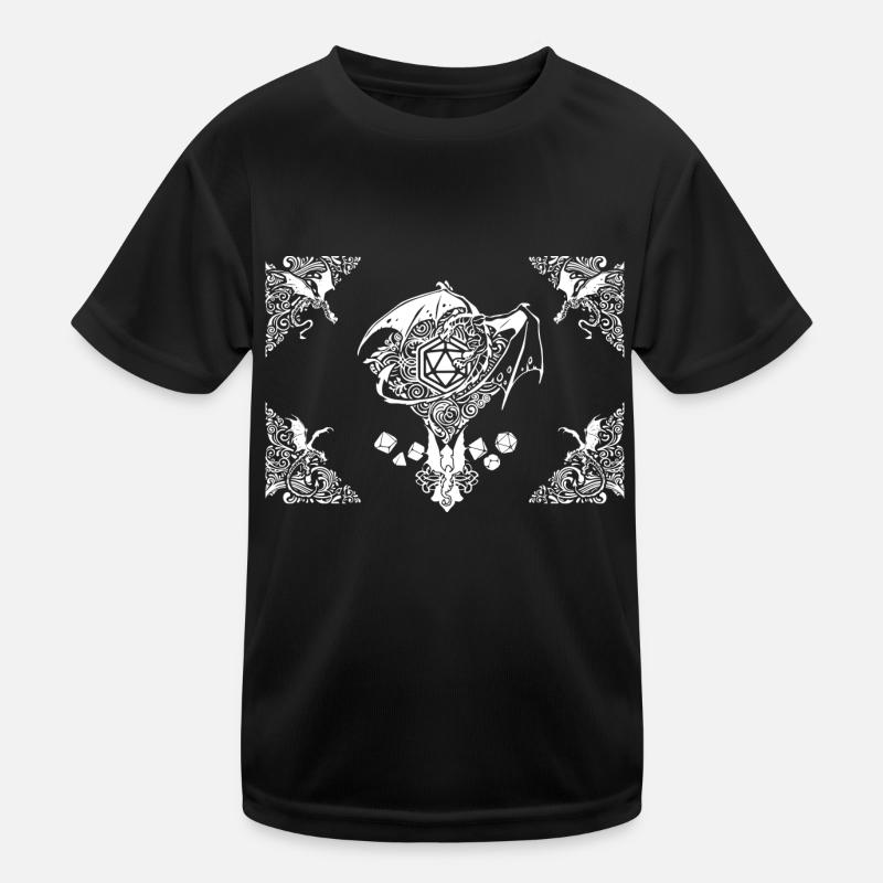 Dragon und RPG Kinder Funktions-T-Shirt