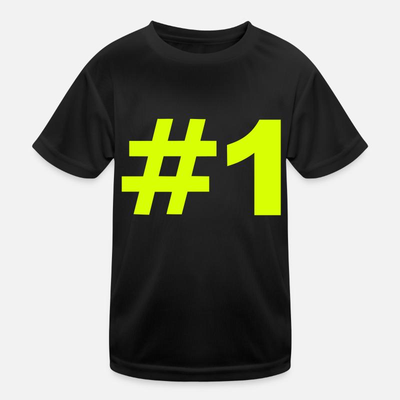 Nummer 1 Kinder Funktions-T-Shirt