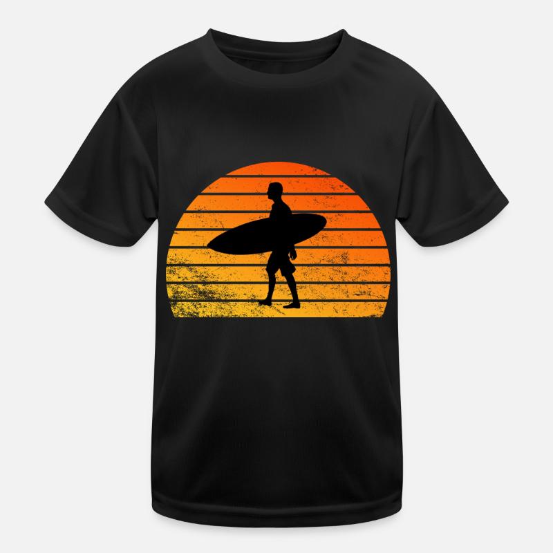 Surfing Kinder Funktions-T-Shirt