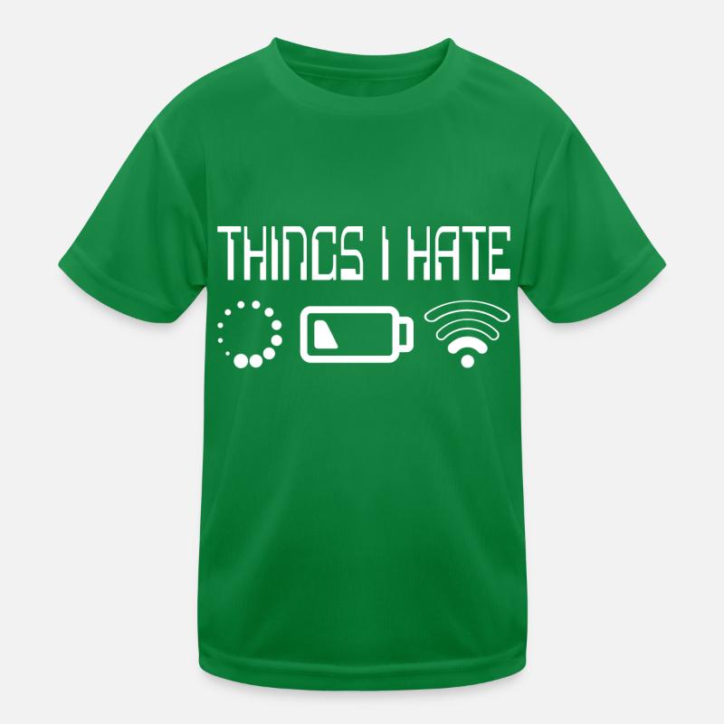 Things I Hate Programmer Outfit Gamer Fun Gift Ide Kinder Funktions-T-Shirt