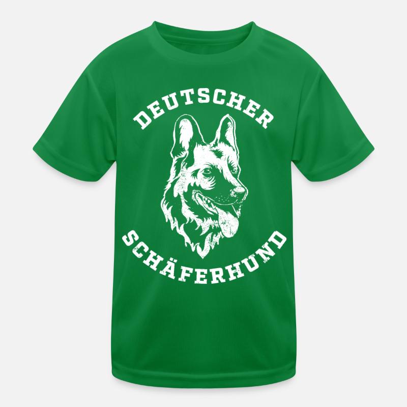 Schäferhund Kinder Funktions-T-Shirt