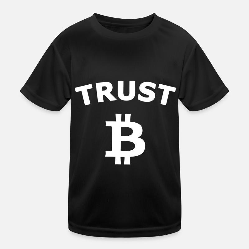 Vetraue den Coins Kinder Funktions-T-Shirt