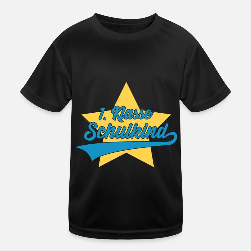 EINSCHULUNG 1. KLASSE SCHULKIND Kinder Funktions-T-Shirt