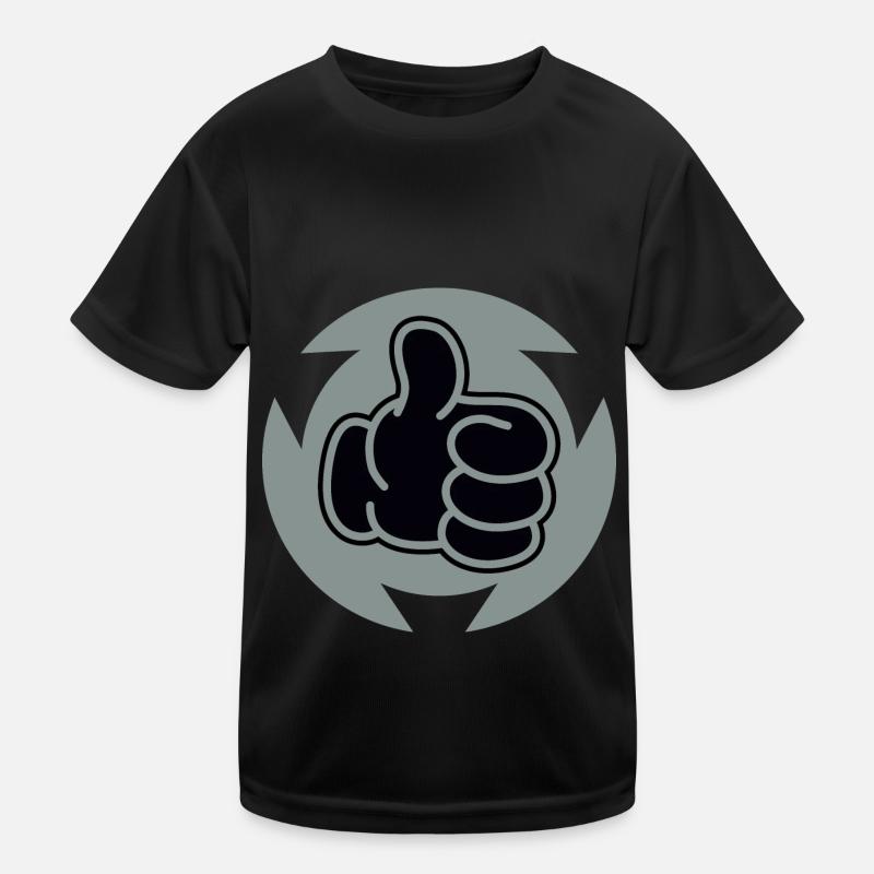 Daumen Hoch Kinder Funktions-T-Shirt