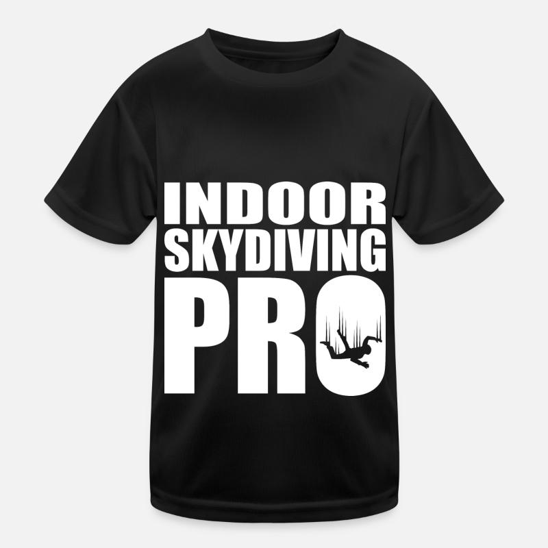 Indoor Skydiving Kids Functional T-Shirt