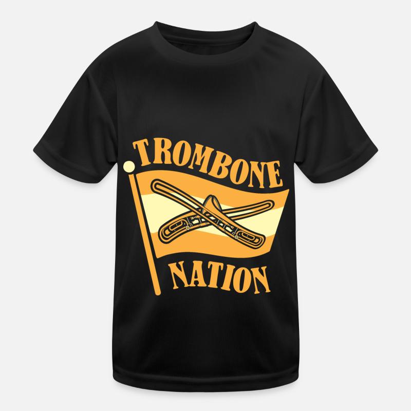 Posaune Kinder Funktions-T-Shirt