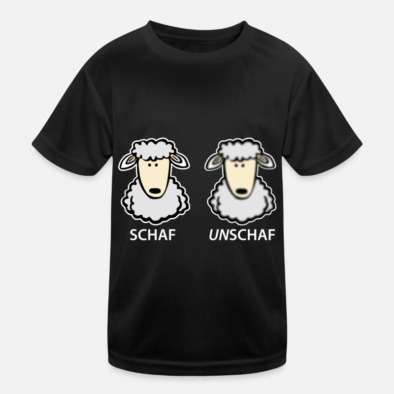 Schaf Unschaf Kinder Funktions-T-Shirt