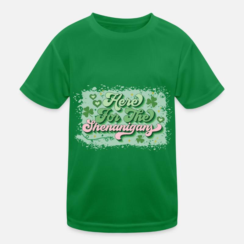 St. Patrick's Day - Here is fooling Kids Functional T-Shirt