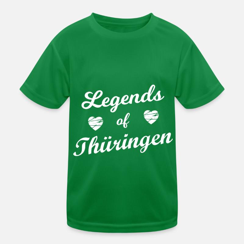 Unsere Heimat in Thüringen Kinder Funktions-T-Shirt