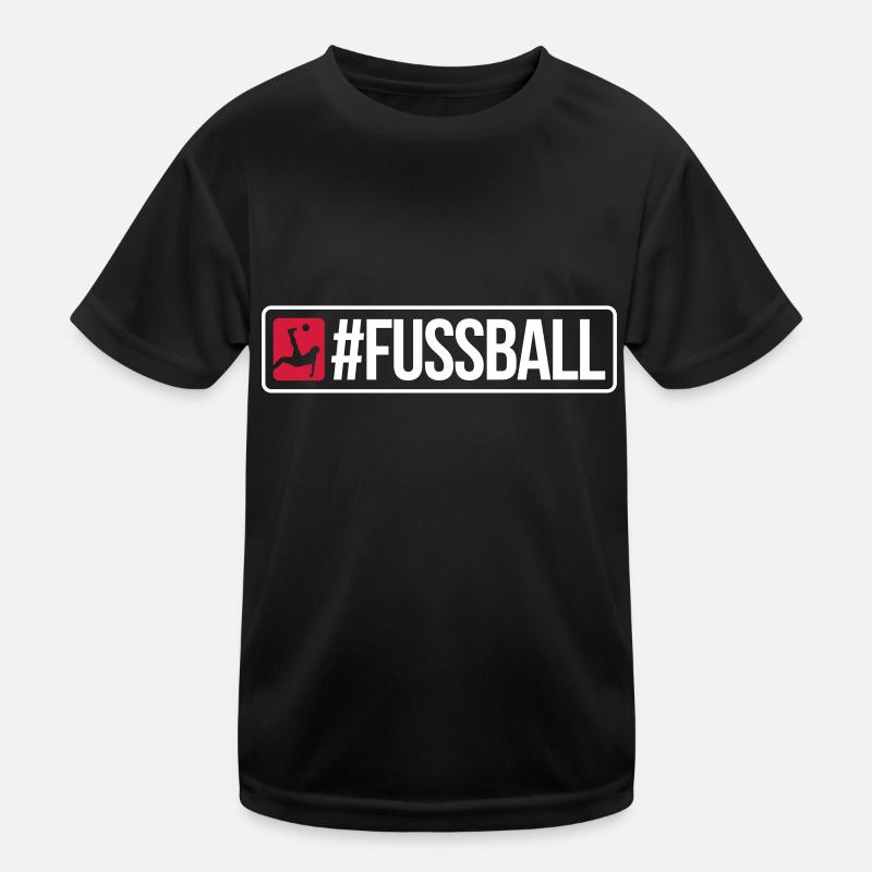 #FUSSBALL Kinder Funktions-T-Shirt