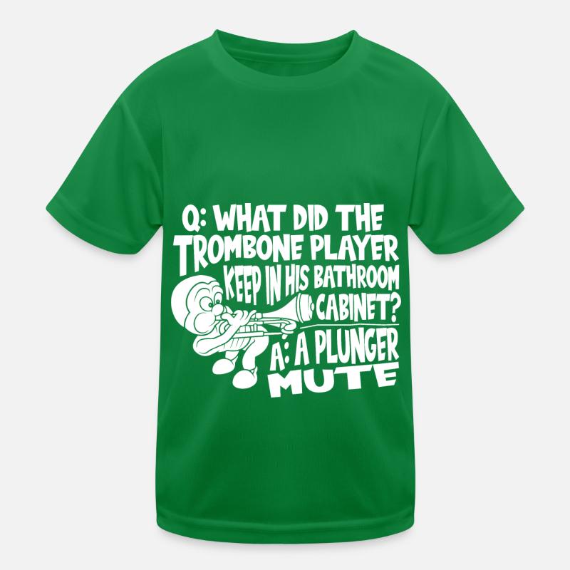 Posaune Kinder Funktions-T-Shirt