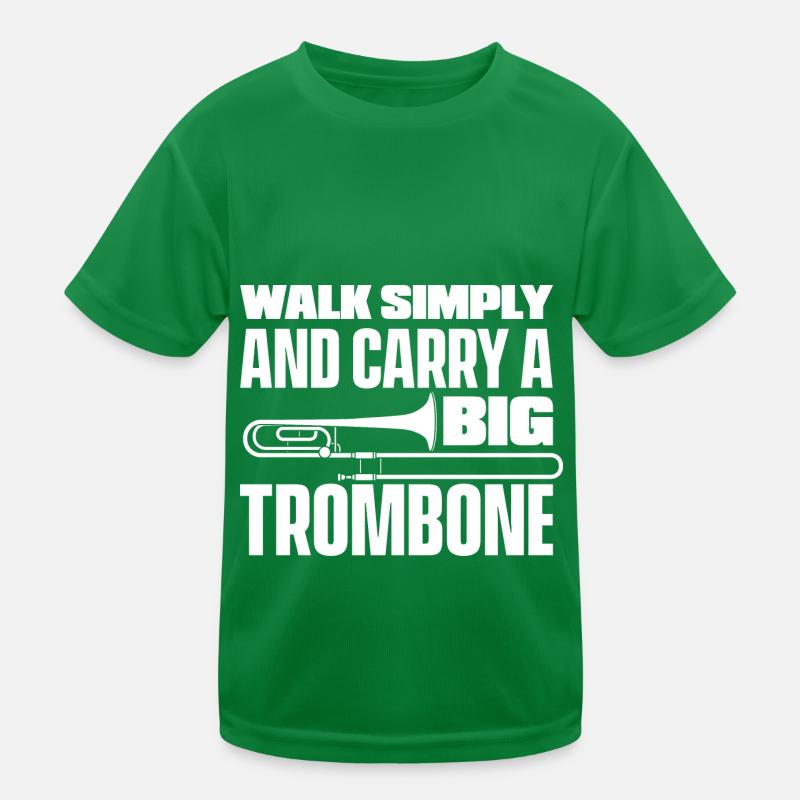 Posaune Kinder Funktions-T-Shirt