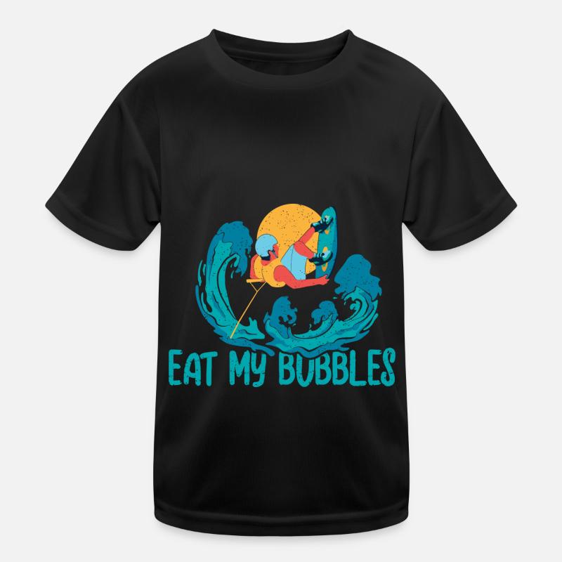 Wakeboarden Wakeboarding Wakeboard Kinder Funktions-T-Shirt
