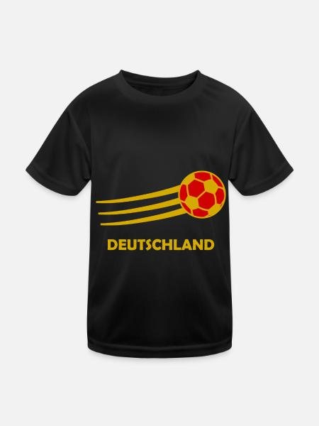 Das Wunder aus Deutschland - Kinder Funktions-T-Shirt - Schwarz - Vorne