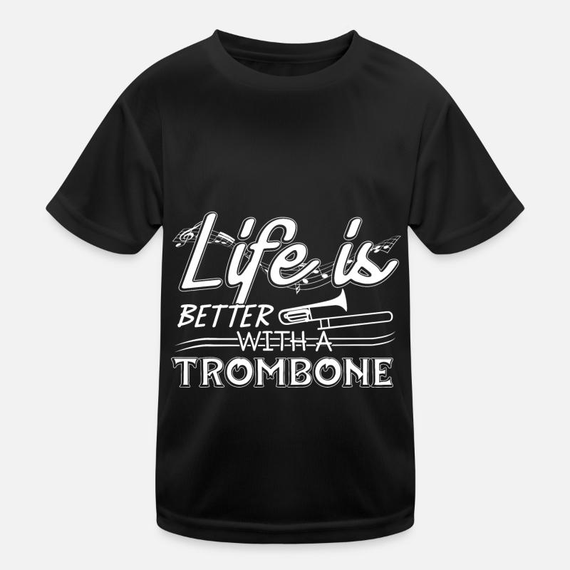 Posaune Kinder Funktions-T-Shirt