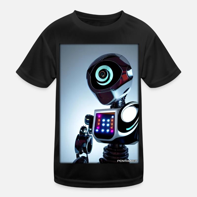Robot Future Technology Science Android Kids Functional T-Shirt