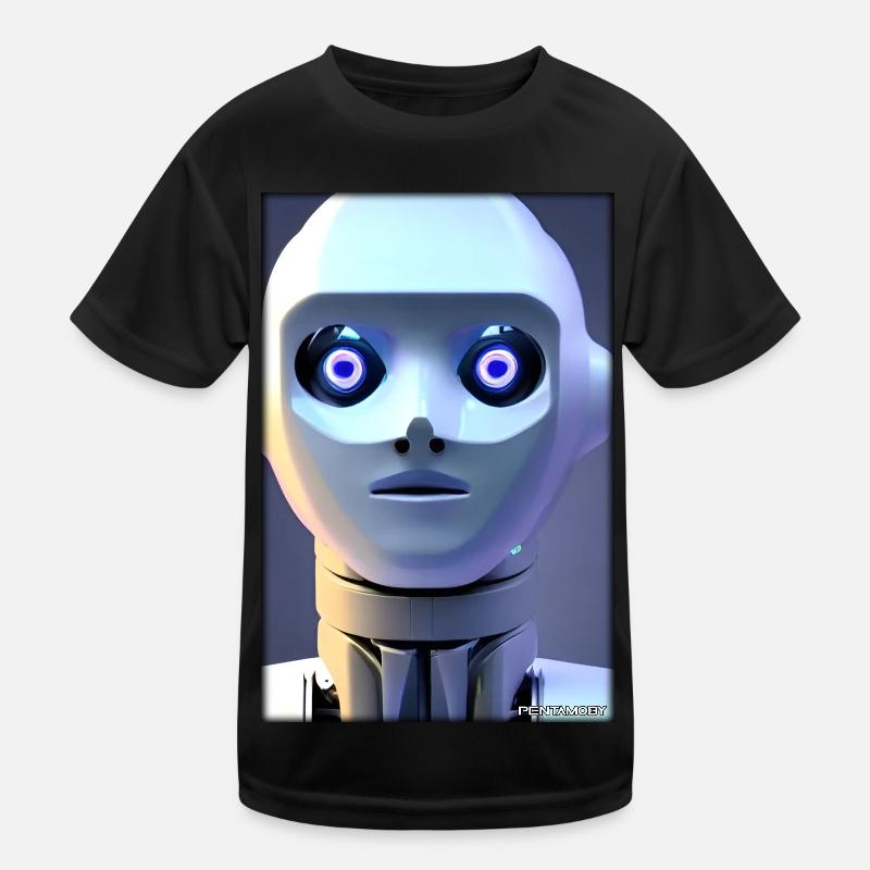 Robot Future Technology Science Android Kids Functional T-Shirt