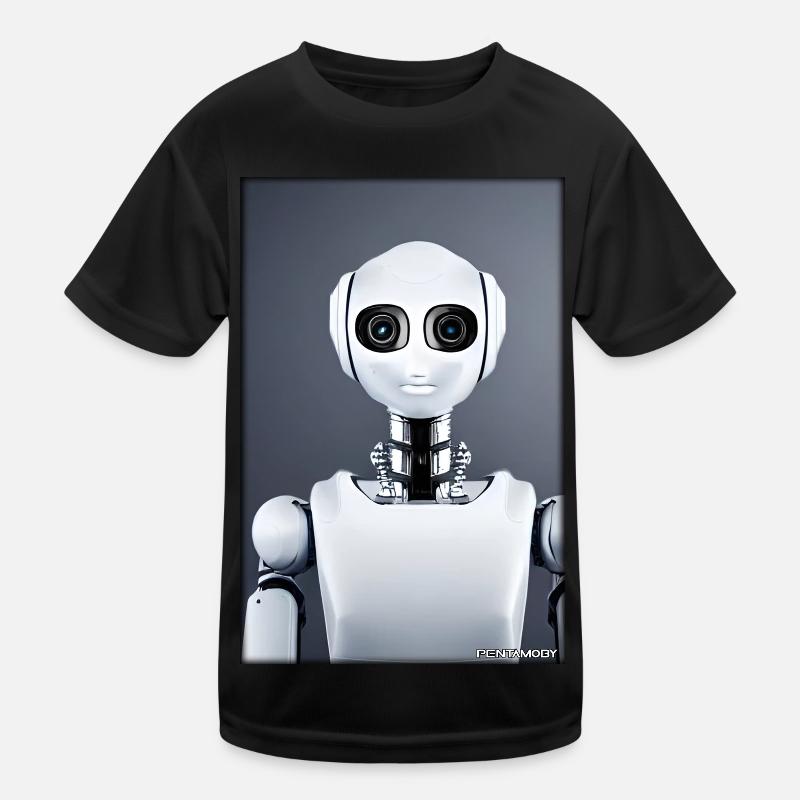 Robot Future Technology Science Android Kids Functional T-Shirt