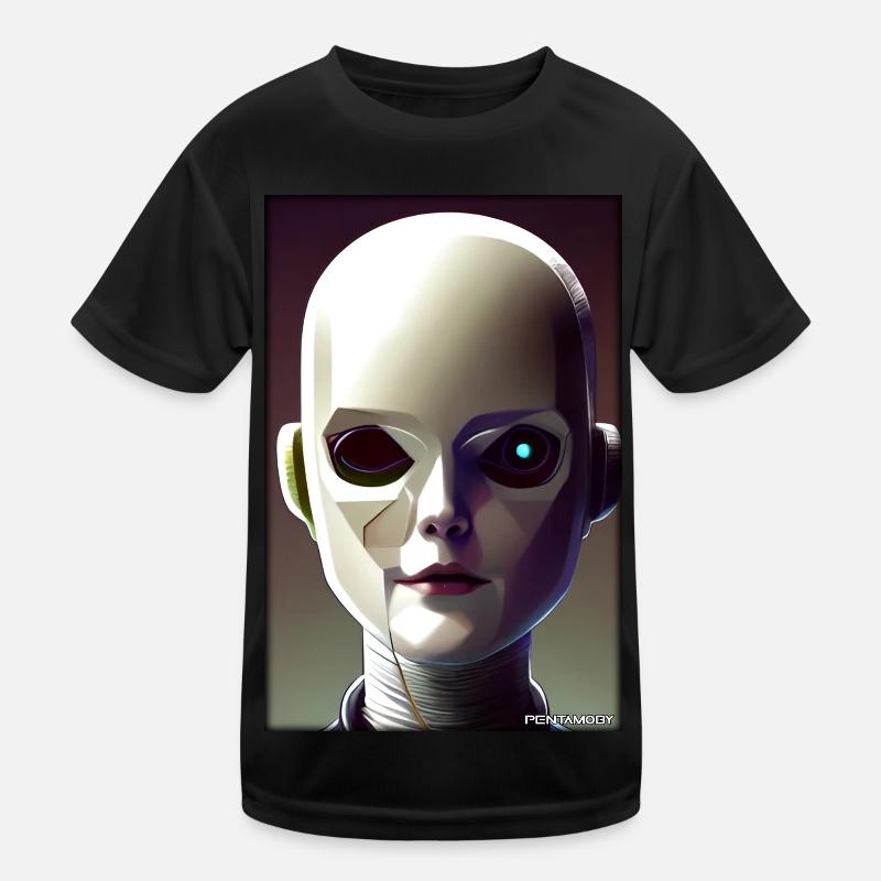 Robot Future Technology Science Android Kids Functional T-Shirt