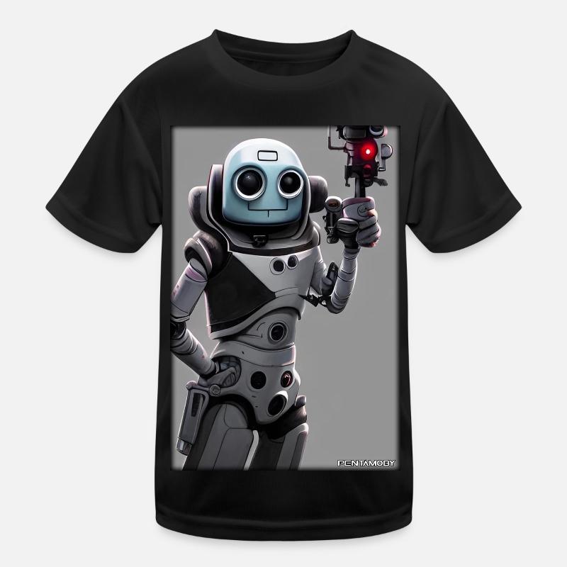 Robot Future Technology Science Android Kids Functional T-Shirt