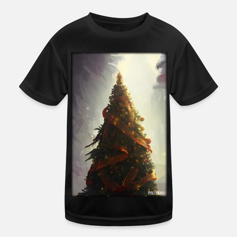 Arbre de Noël Noël hiver T-shirt sport Enfant
