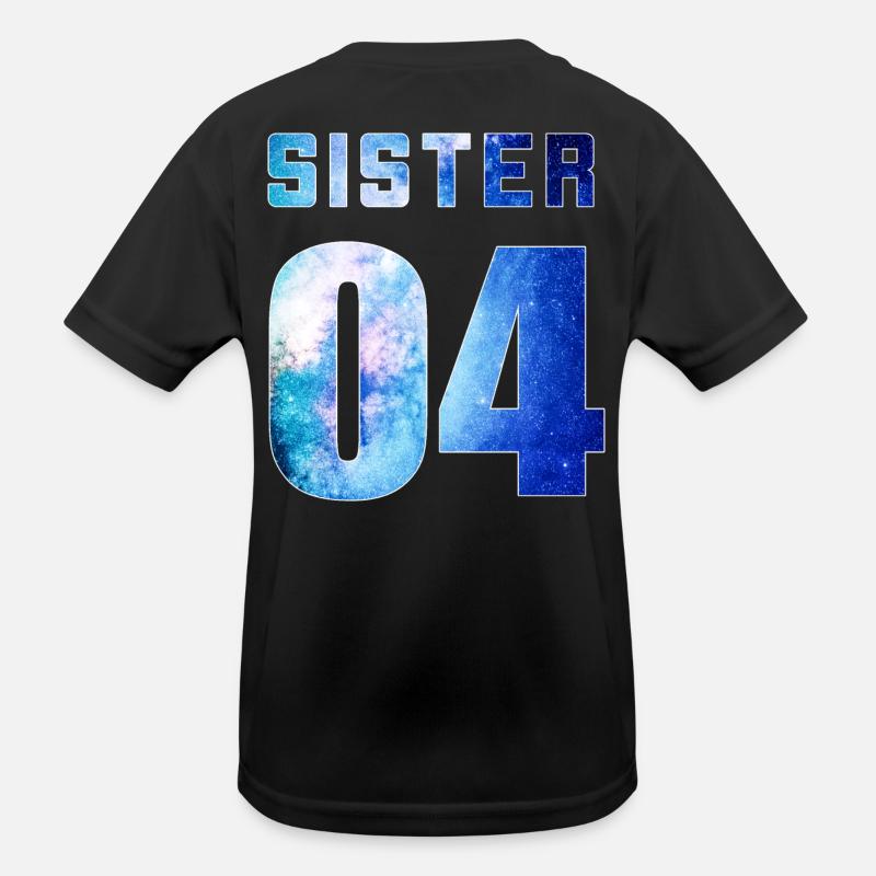 Sister 04 Galaxy Style BFF Kinder Funktions-T-Shirt