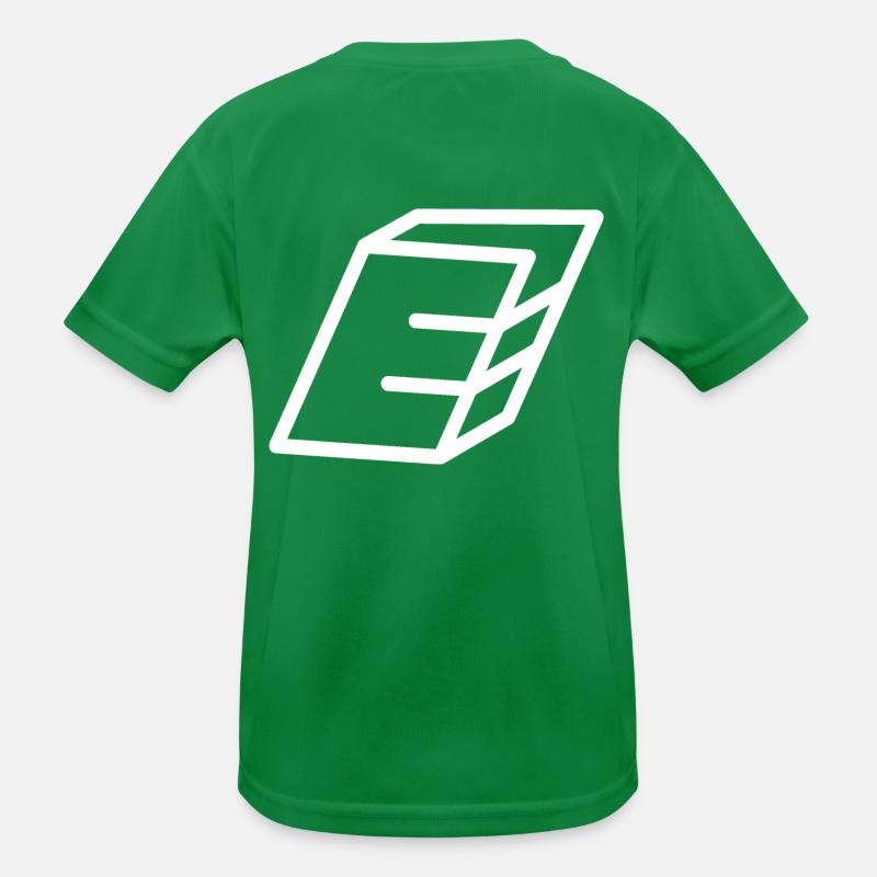 Lettre d’esquisse E T-shirt sport Enfant