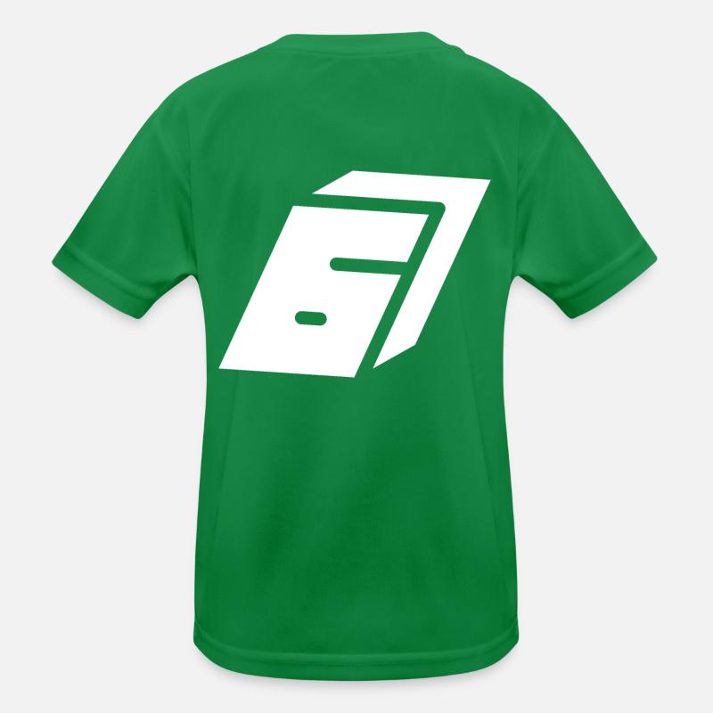 Abstract number 6 Kids Functional T-Shirt