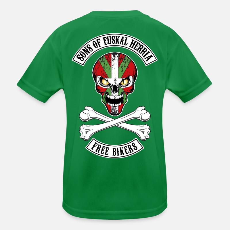Basken Bikers Kinder Funktions-T-Shirt