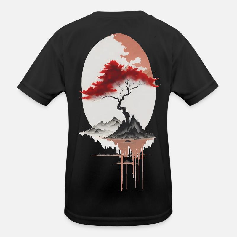 Asian island Kids Functional T-Shirt