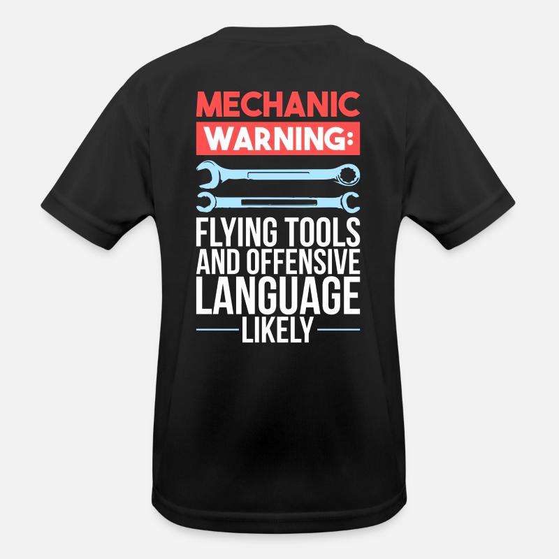 mechanic Kids Functional T-Shirt