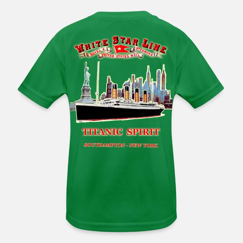 PHANTOM DER TITANIC IN NEW YORK Kinder Funktions-T-Shirt