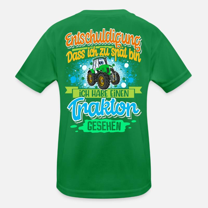 Traktor Lustiger Spruch Kinder Kinder Funktions-T-Shirt