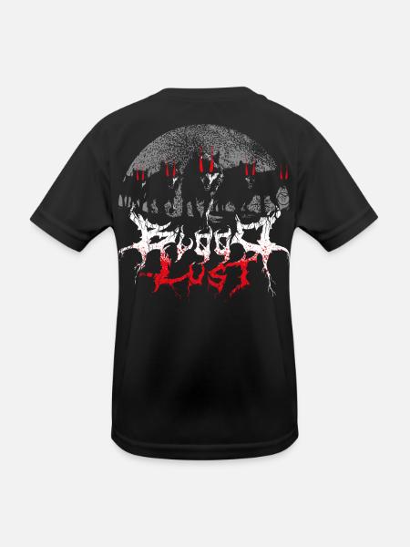 Bloodlust Wolf Pack - Kinder Funktions-T-Shirt - Schwarz