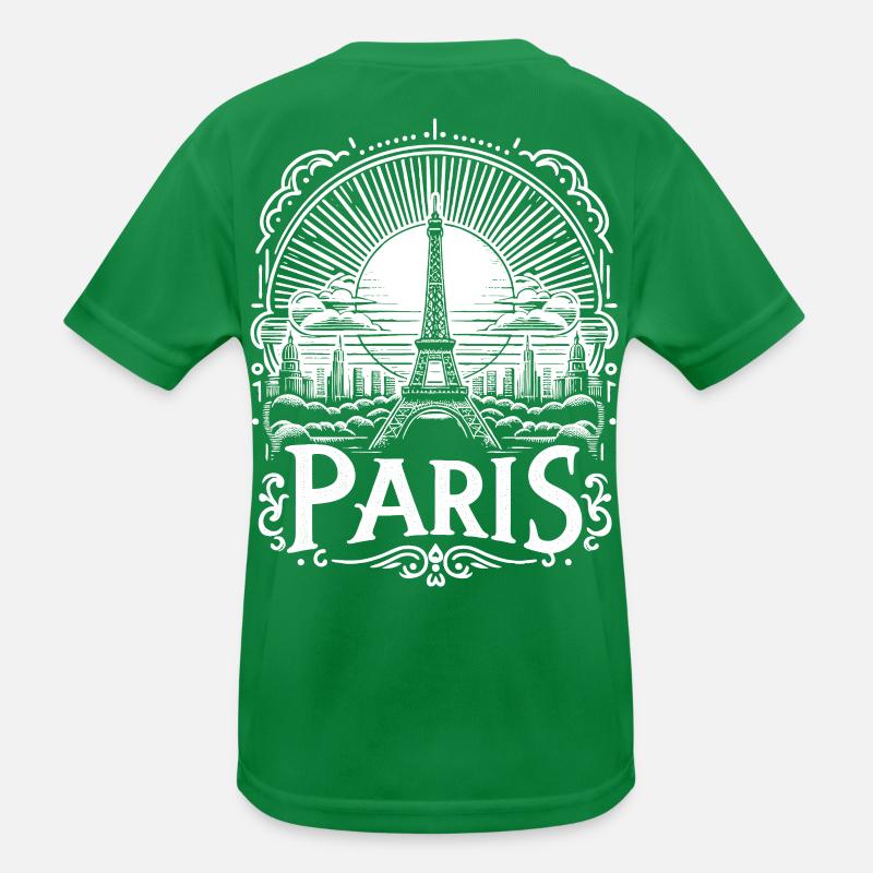 Création de chemises Paris avec la Tour Eiffel - la tour Eiffel T-shirt sport Enfant