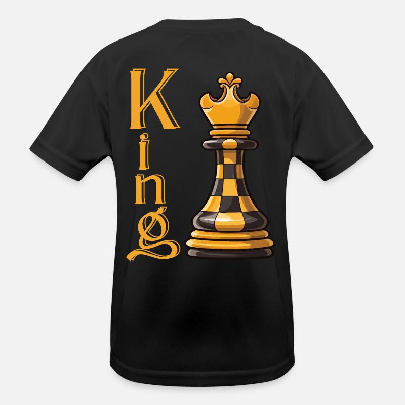Schachkönig Eleganz Kinder Funktions-T-Shirt