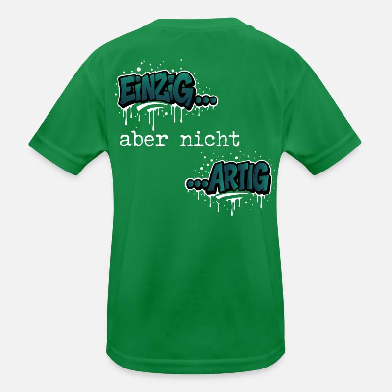 Einzig… aber nicht …artig Einzigartig Spruch Kinder Funktions-T-Shirt