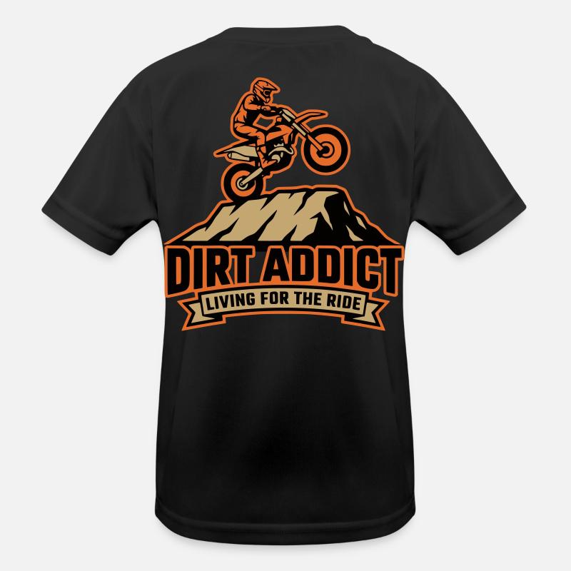 Dirt Addict Kids Functional T-Shirt