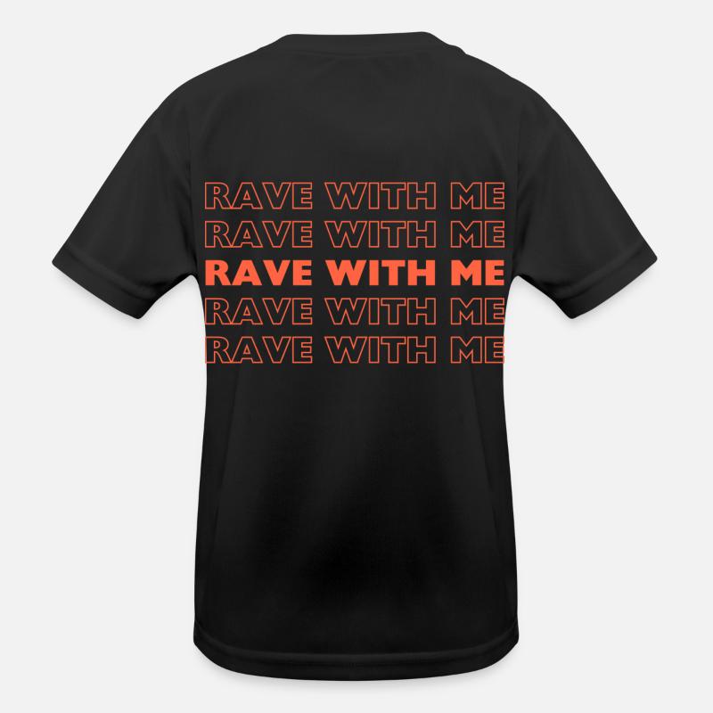 Rave With me Kinder Funktions-T-Shirt