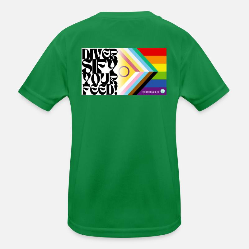 🌈♿ Pride & Disability – Including Flag Kids Functional T-Shirt