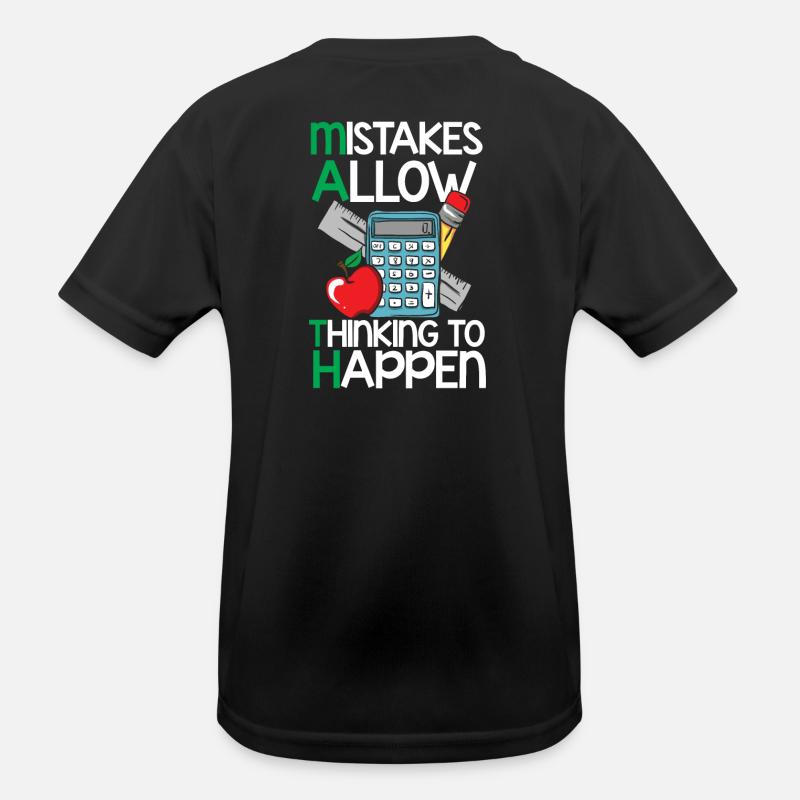 mathematics Kids Functional T-Shirt