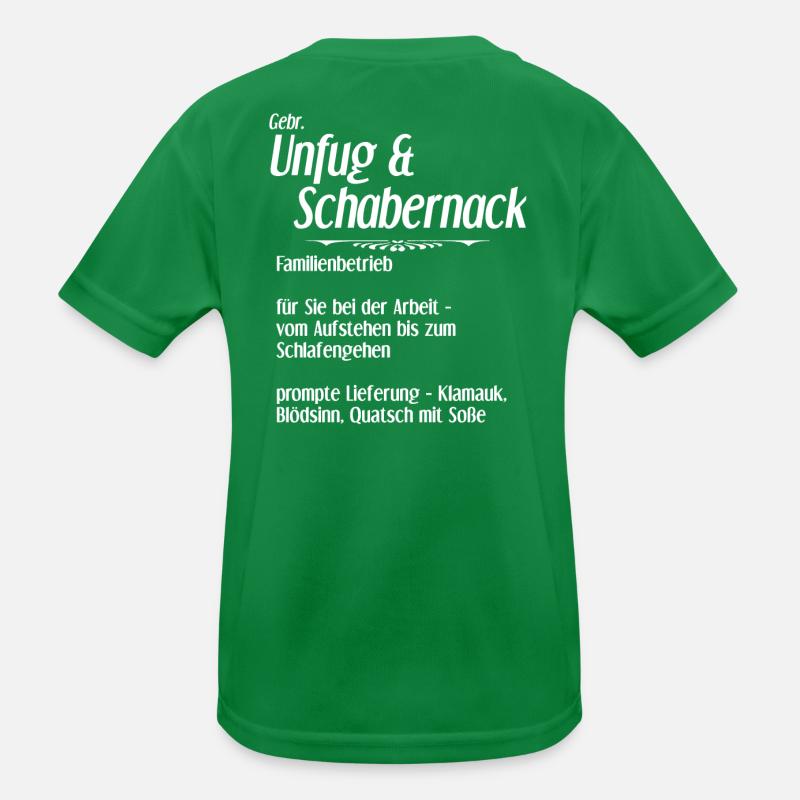 Unfug und Schabernack Kinder Funktions-T-Shirt