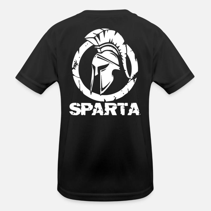 Spartan Circle Helm Kinder Funktions-T-Shirt